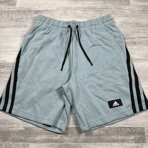 Adidas Originals Men's Medium HC5258‎ 3 Stripes Athletic Shorts Maggre Blue NWOT